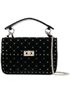 VALENTINO GARAVANI VALENTINO VALENTINO GARAVANI ROCKSTUD SPIKE CROSSBODY BAG - BLACK,PW2B0122VLL12101610