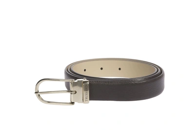 Trussardi Ussardi Leather Women's Belt In Brown