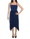 AIDAN MATTOX WOMENS PLEATED MIDI COCKTAIL AND PARTY DRESS