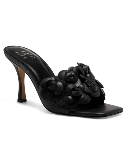 Inc Weslyn Womens Faux Leather Slip-on Slide Sandals In Multi
