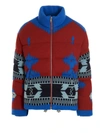 Alanui Icon Jacquard Padded Jacket In Multicolor