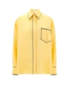 Bally Buttoned Long-sleeved Shirt In Yellow