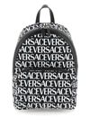 VERSACE ALL OVER LOGO BACKPACK