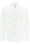 Vivienne Westwood Shirt With Subtle Orb Embroidery And Tailored Fit