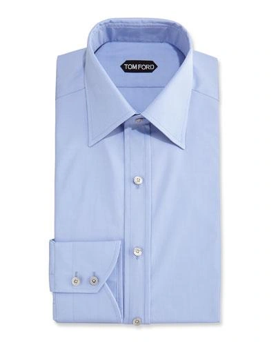 TOM FORD SLIM-FIT CLASSIC DRESS SHIRT, BLUE,PROD127090610