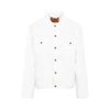 Y/project Classic Wire Denim Jacket In White