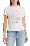 Re/done Classic Tee Surfers Paradise In Vintage White