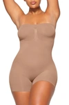 Skims Womens Sienna Butt-enhancing Open-bust Stretch-woven Body In Sienna
