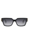 FENDI THE FENDI FIRST RECTANGULAR SUNGLASSES