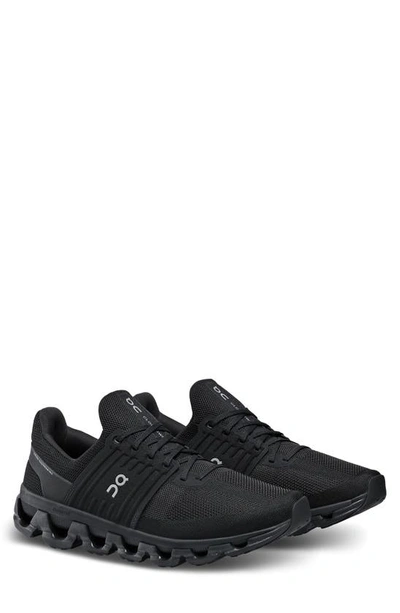 On Cloudswift 3 Ad Running Shoe In Black/black