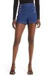 Frame Denim Sailor Shorts In Adele