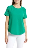 Sweaty Betty Breathe Easy Run T-shirt In Vivid Green