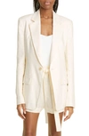 A.l.c Arlo Single-breasted Jacket In Cream