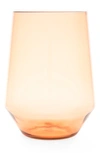 Fortessa Sole Shatter Resistant 6-piece Stemless Wine Glasses In Terra Cotta