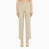Department Five Viscose Rope Trousers In Beige