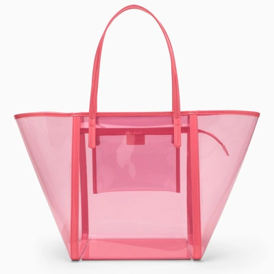 By Far Club Lipstick Tote Bag In Pink