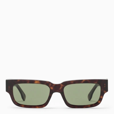 Retrosuperfuture Roma 3627 Tortoiseshell Sunglasses In Green