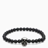 ALEXANDER MCQUEEN ALEXANDER MCQUEEN | SKULL BRACELET WITH BLACK PEARLS,7069791AAIX/N_ALEXQ-1010_100-U