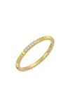Bony Levy Cleo Diamond Stacking Ring In 18k Yellow Gold