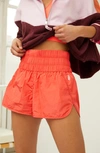 Fp Movement The Way Home Shorts In Red Rendezvous