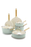 Greenpan Reserve  10-piece Ceramic Nonstick Cookware Set In Julep