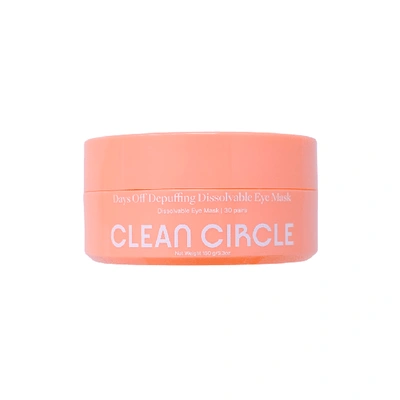 Clean Circle Days Off Depuffing Dissolvable Eye Mask