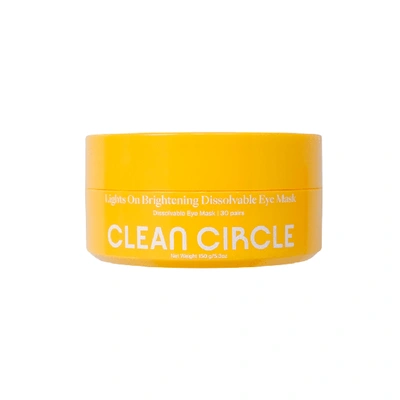 Clean Circle Lights On Brightening Dissolvable Eye Mask