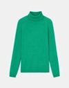 LAFAYETTE 148 MATTE CREPE RAGLAN SLEEVE TURTLENECK