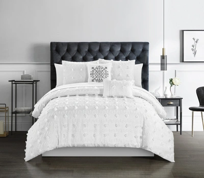 Chic Home Athisa Comforter Set In White