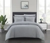 CHIC HOME Bayne 3-Piece Duvet Cover Set