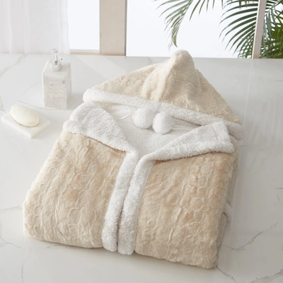 Chic Home Lanting 1-piece Hooded Snuggle In Beige