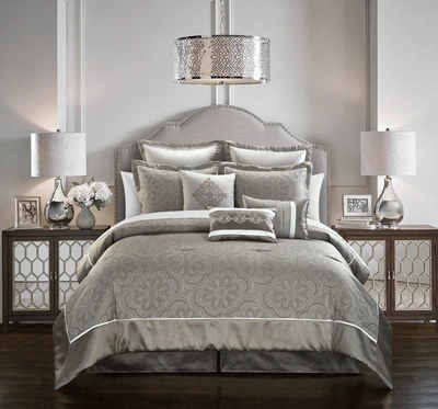 Chic Home Merlie Comforter Set In Grey