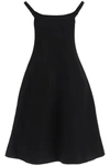 Khaite Uma Off-the-shoulder Wool-blend Midi Dress