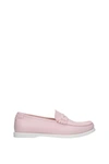 SAINT LAURENT LOAFERS MAG LEATHER PINK PASTEL PINK