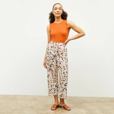 M.m.lafleur The Madelyn Pant - Airy Cotton In Rhythm Print