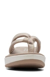 Clarks Women's Cloudsteppers Arla Kaylie Slip-on Thong Sandals Women's Shoes In Tan/beige