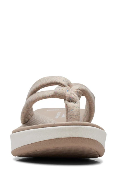 Clarks Women's Cloudsteppers Arla Kaylie Slip-on Thong Sandals Women's Shoes In Sand