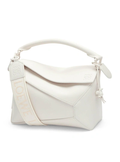 Loewe Puzzle Edge Monochrome Bag In Nude & Neutrals