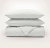 Boll & Branch Organic Airy Voile Quilt Set In Sky Airy Voile