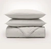 Boll & Branch Organic Airy Voile Quilt Set In Pewter Airy Voile