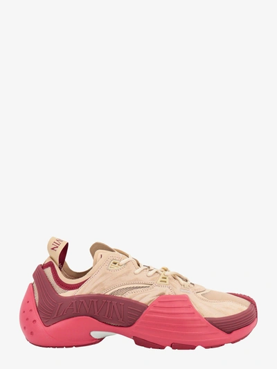 Lanvin Flash-x Low-top Sneakers In Beige