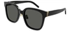 Saint Laurent 55mm Polarized Cat Eye Sunglasses In Grey