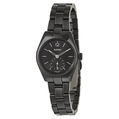 Rado Women's True Specchio 26.1mm Quartz Watch In Black