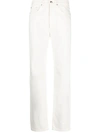 Apc . Womens White Other Materials Jeans In White