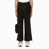 Ader Error Straight-leg Stretch-wool Trousers In Black