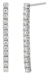 Bony Levy Bardot Diamond Linear Drop Earrings In 18k White Gold