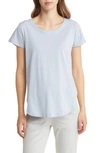 Angel Maternity Short Sleeve Cotton Maternity T-shirt In Grey