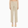 Department Five Viscose Rope Trousers In Beige