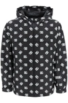 Dolce & Gabbana Quilted Nylon Jacket With Hood And Dg Logo Print