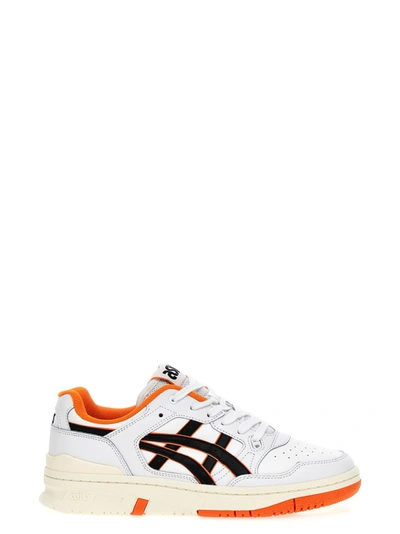 Asics Sneakers In White Orange